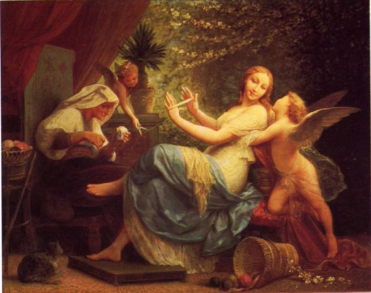 Henri-Pierre Picou Innocence Seduced by Love oil painting picture